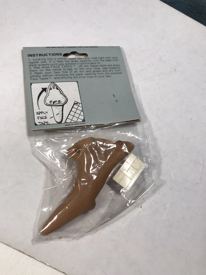 Vintage Adults Kids Cosplay Photography Witch Nose Prosthetic Stage Make Up - Image 2 of 3