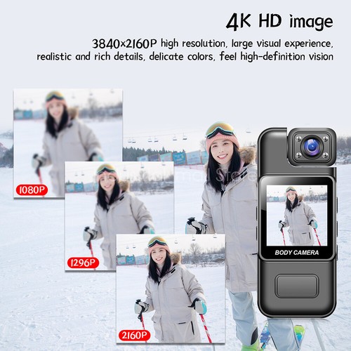 4K HD WIFI Body Kamera Videorecorder Outdoor Sport Action Mini Cam Nachtsicht - Bild 7 von 30