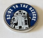 Star Wars 1” Diameter Enamel Sticker “R2-D2 To The Rescue” TYPO -New In Package — photo 4