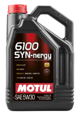  Motul 6100 SYN-NERGY 5W30 Car Full Synthetic Ester Engine Oil - 5L # 107972
