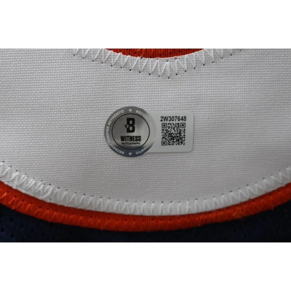 Jersey Von Miller Autografiado/Firmado Estilo Profesional XL Azul Beckett 34319 Foto 3 de 4