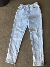 LA Blues Vintage Denim Jeans Womens Size 12 Acid Wash 80s MOM High Waist Stretch