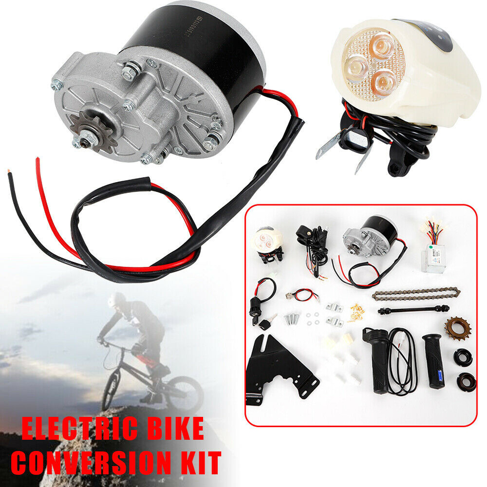 250W 36V Electric Bike Conversion Kit Motor Controller For 22-28