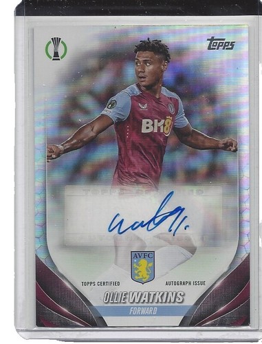 Topps Chrome UEFA 2024-25 - Ollie Watkins Auto /52 (Gebraucht) in La