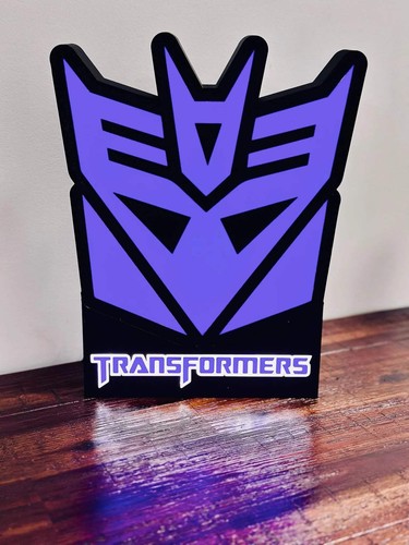 Transformers: Decepticon and Autobots Logos - Light up signs! - LED Light - Picture 17 of 27