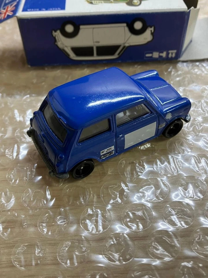 Tomica Blue Box F8 BLMC Mini Cooper S Mark III Blue BMC Model Made in Japan 1979 - Image 3 of 4