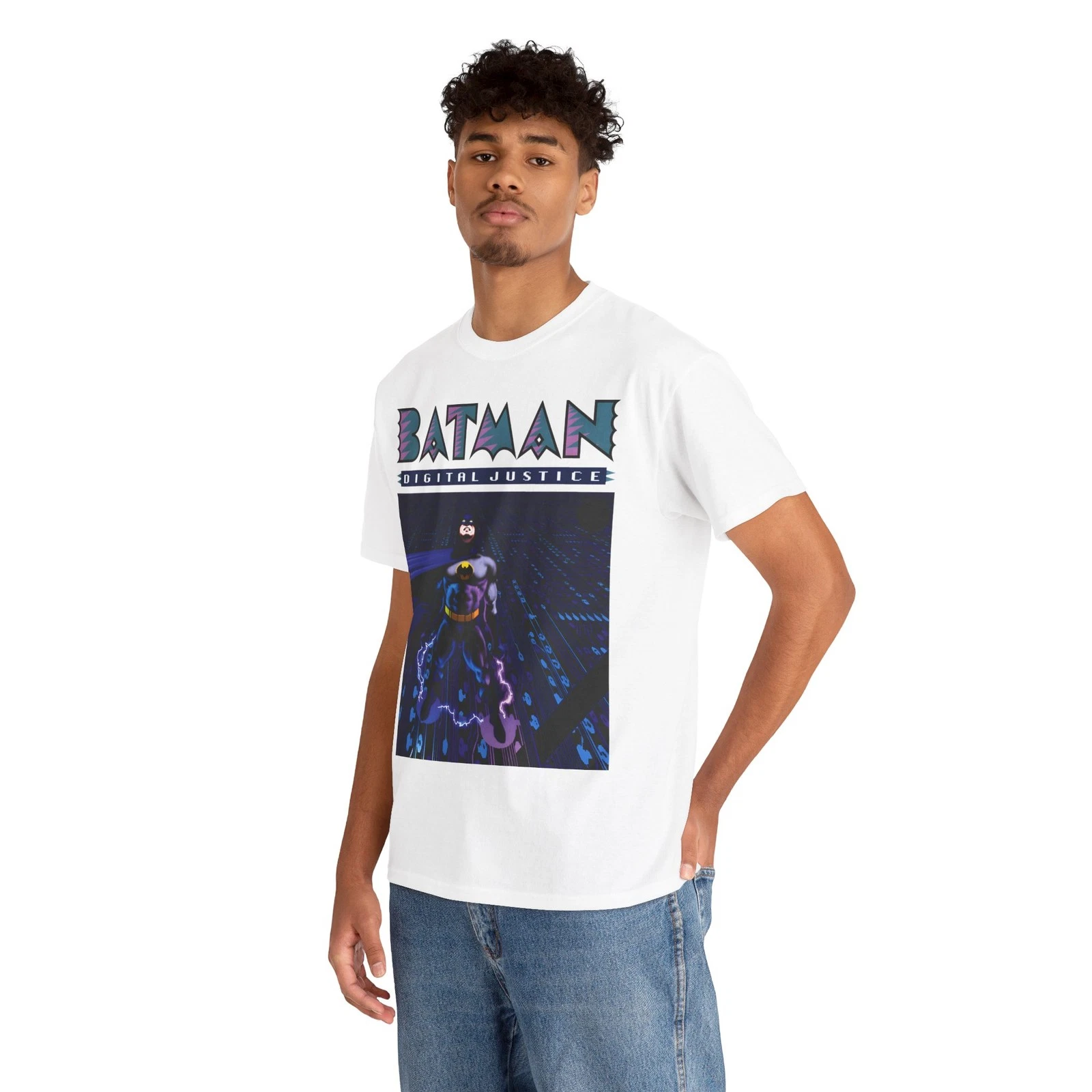 Batman Digital Justice T-Shirt - Pepe Moreno Computer Art - DC Comics