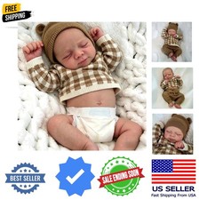 Reborn Baby Dolls Silicone Full Body, Realistic Baby Doll Newborn Boy 18 in F...