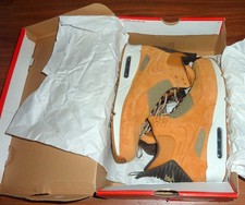 Nike Air Max 90 Sneaker Boot Winter Wheat Suede 684714-700 sz 9.5 Mens
