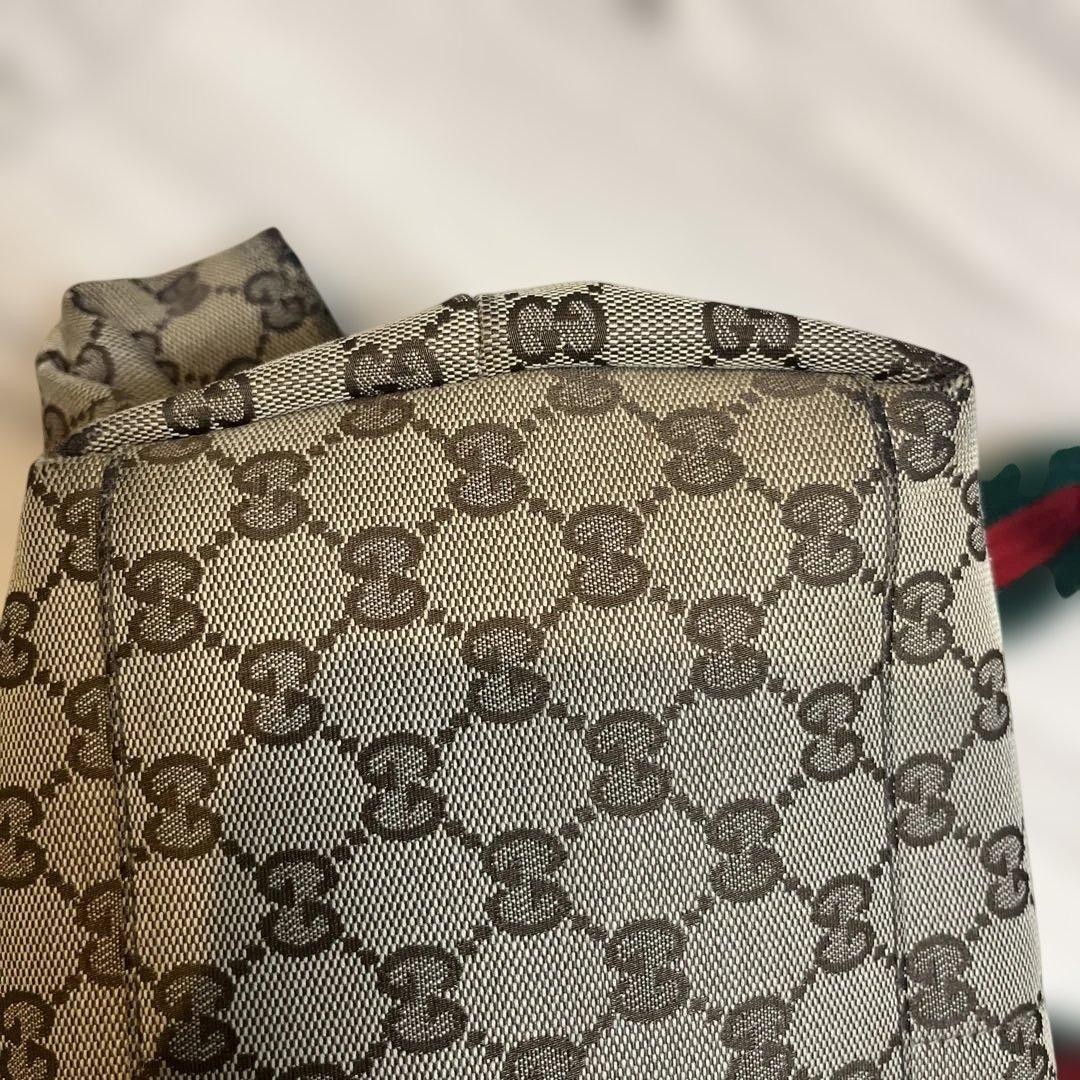 Gucci GG Canvas Tote Bag Mother's Bag Beige Large Capacity image 7