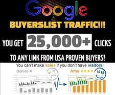 GOOGLE ADSENSE Website Traffic 25,000+ Targeted Webpage Traffic From BUYERS!