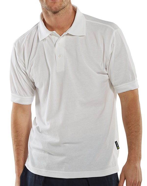 Beeswift Standard Polo Shirt White Size S