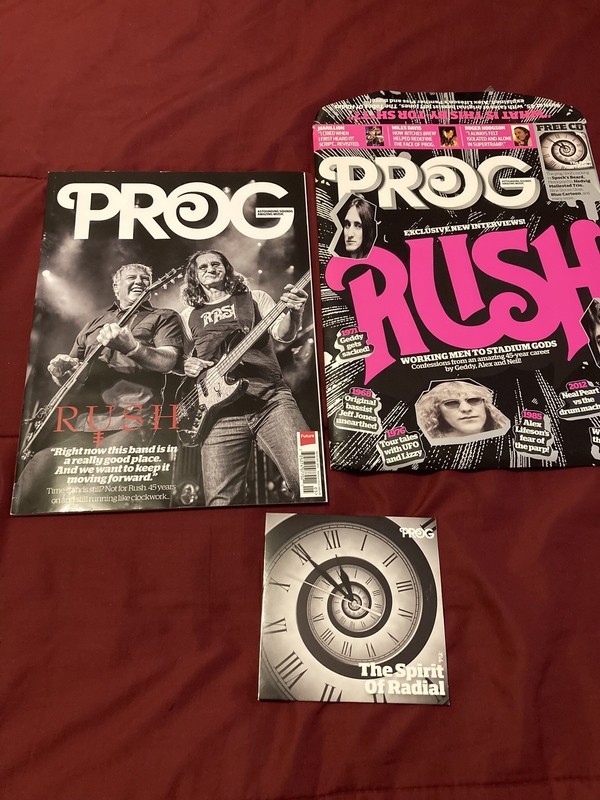 RUSH - PROG MAGAZINE - ISSUE 35- MAY 2013 Free CD! RUSH! Geddy Alex Neil