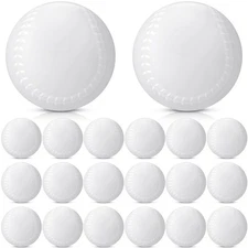 20 Pack Pitching Machine Balls, Balls Foam Practice Baseballs High Density Fo...