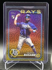 Osleivis Basabe 2024 Topps Summer Holiday Foil #440 (RC) - Tampa Bay Rays