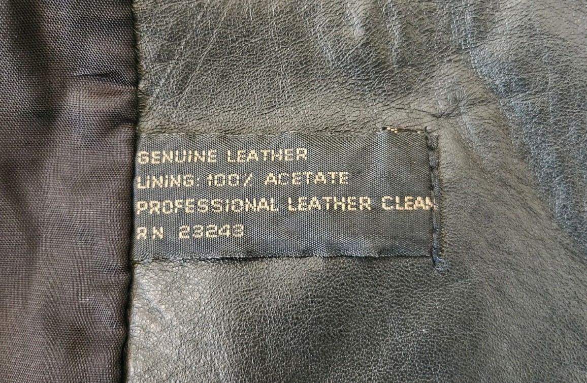 RARE David Benjamin Collection Leather Trench Coa… - image 5