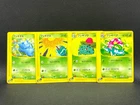 Bulbasaur Ivysaur Venusaur 4 set 1st Ed Starter Deck Japanese Pokemon e Card