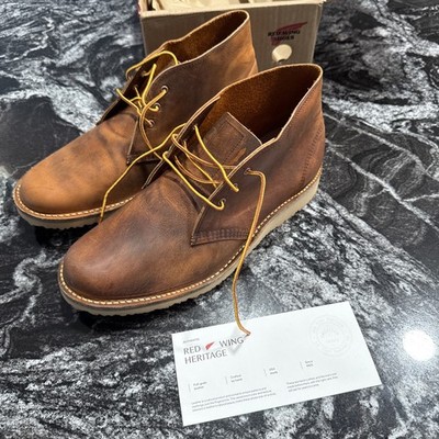RED WING WEEKENDER CHUKKA IN COPPER ROUGH & TOUGH LEATHER 3622 NIB