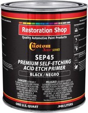 Black Self Etching Primer 1 Quart Ready To Spray Automotive Metal Paint