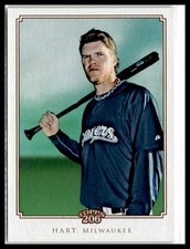Corey Hart 2010 Topps 206 #200 Milwaukee Brewers