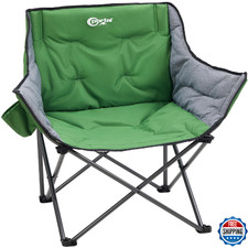 Portal 32" Oversized Camping Chair, Foldable, Heavy Duty, 350 lb, Padded