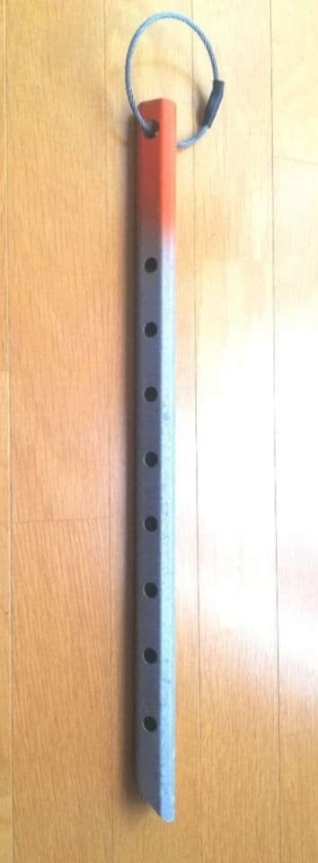 Barra de nieve de aluminio con anclaje de nieve 55 cm con cable ligero invierno montañismo