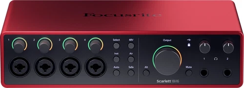 Focusrite Scarlett 18i16 USB Audio- Interface 4th Generation Studio Software