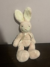 VINTAGE RETIRED TESCO PINK BUNNY RABBIT WITH JOINTED ARMS & LEGS 11"