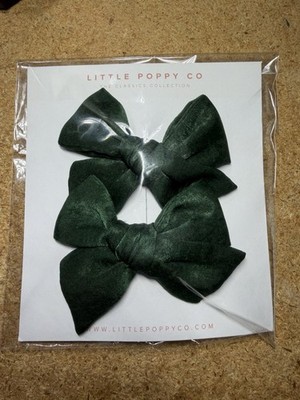 Little Poppy & Co Baby Girls Bow Green