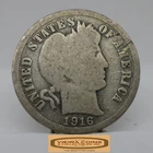 1916 Barber Silver Dime, 90% Silver - #C52275NQ