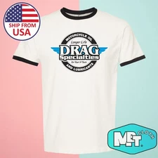 Drag Specialities Round Men's Ringer Black Size S-3XL