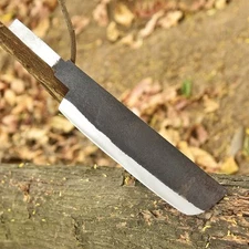 Handmade Carbon Steel Fix Blank Blade Chef Kitchen Knife Meat Chopper Cleaver