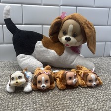 Puppy Surprise Beagle Misty 2016 W Four Puppies Plush Doggies HG8