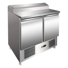 Refrigerated Prep Table 2 Doors Sandwich Top 5x Gn1/6  -B GRADE