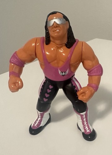 WWF Hasbro Bret Hart Series 8 Wrestling Figure Act...