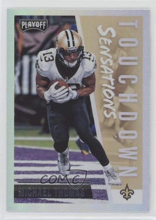 2018 Panini Playoff Touchdown Sensations Michael Thomas #7 02v3
