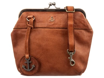 Harbour 2nd Rosalie B3.7840 Damen Bügeltasche Leder Schultertasche Vintage cogna