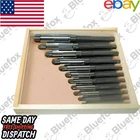 11 Pieces Adjustable Hand Reamer Set H4-H14 Size 15/32" to 1.1/2" New Bluefox