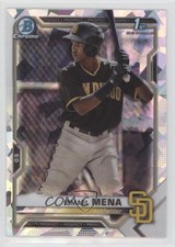 2021 Bowman Chrome Prospects Atomic Refractor Ismael Mena #BCP-36 c5r