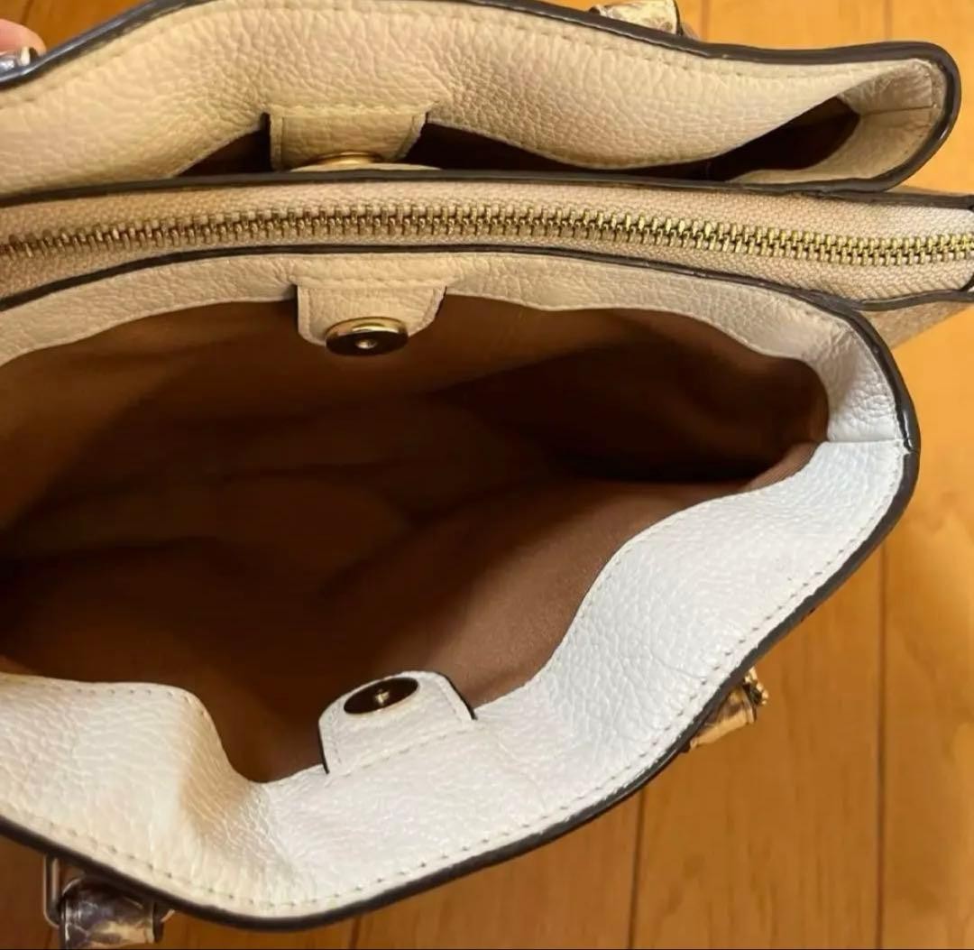 coach Python Pattern Signature 2way Shoulder Bag … - image 5