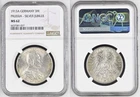 1913, Prussia, Wilhelm II. Silver 3 Mark "25th Regnal Anniv." Coin. NGC MS-62!