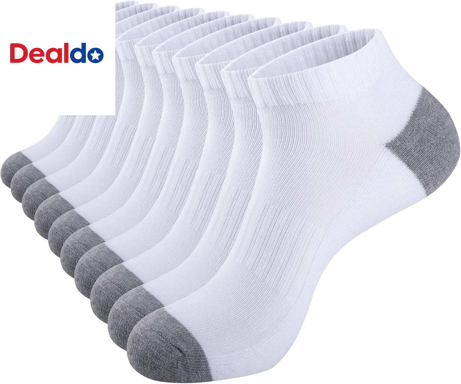 10 Pairs Mens Ankle Socks Low Cut Socks for Men Athletic Socks Breathable Cushio