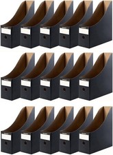 Foldable Desk File Holder Organizer Sturdy Cardboard Magazine Storage Box