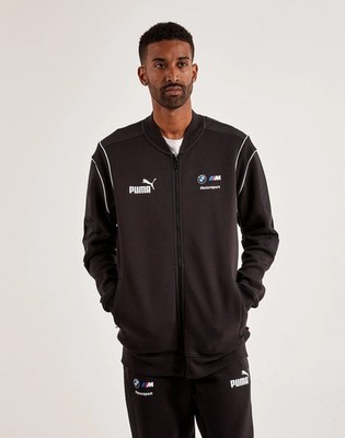 $110 Puma BMW Motorsport MT7 Sweat Jacket Full Zip Black Men's