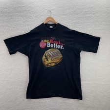 Vintage Chicago Bulls T Shirt Mens XXL Black 1996 NBA Champions Jordan USA Made