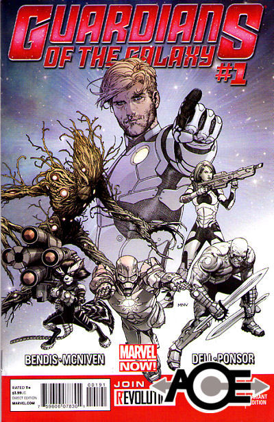 GUARDIANS OF THE GALAXY #1 Marvel Now! Personalized 1-Per-Store VARIANT COVER