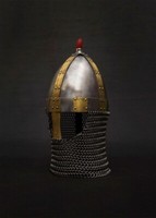 Byzantiner Helm Mittelalter Ritter KostÜM Empire Helm Kettenhemd Wikingerhelm