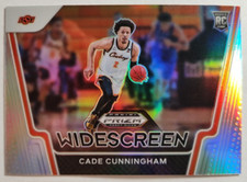 2021 Prizm Draft Picks Cade Cunningham RC Widescreen #1 SILVER Oklahoma