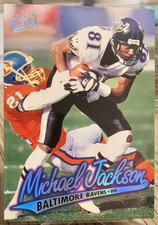 1997 Fleer Ultra Michael Jackson #52 Baltimore Ravens