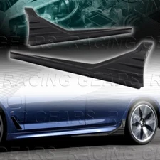 MP-STYLE 30.6" BLACK SIDE SKIRT ROCKER SPLITTERS WINGLET WINGS CANARD DIFFUSER